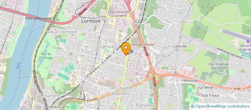 localisation de l'entreprise MONSIEUR VINCENT MOLAS  LORMONT