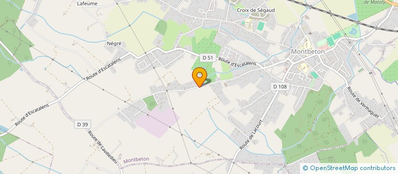 localisation de l'entreprise MONSIEUR VINCENT MOLINIE  MONTBETON