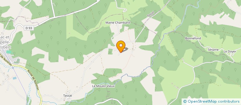 localisation de l'entreprise MONSIEUR VINCENT MONDOUT  ABJAT-SUR-BANDIAT