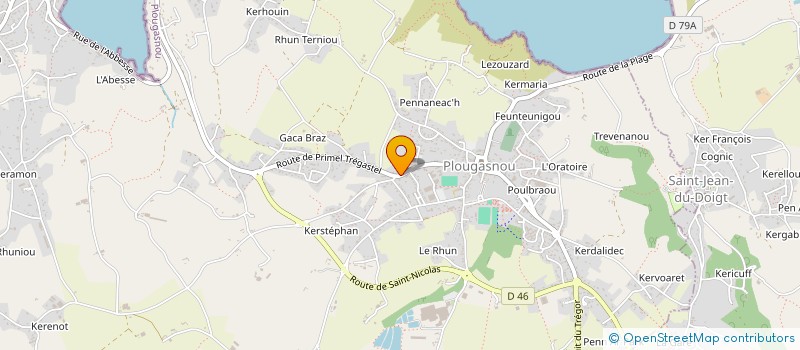 localisation de l'entreprise MONSIEUR VINCENT MONFORT  PLOUGASNOU