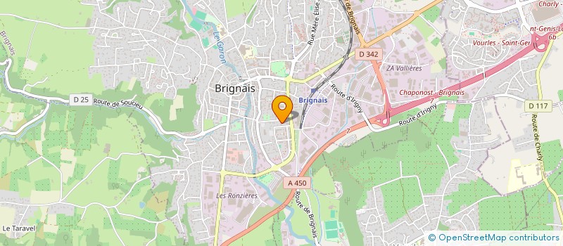 localisation de l'entreprise MONSIEUR VINCENT MONGOIN  BRIGNAIS