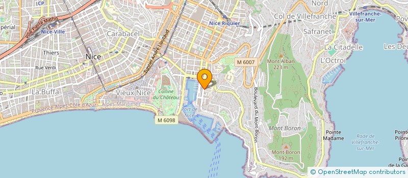 localisation de l'entreprise MONSIEUR VINCENT MONIER à NICE