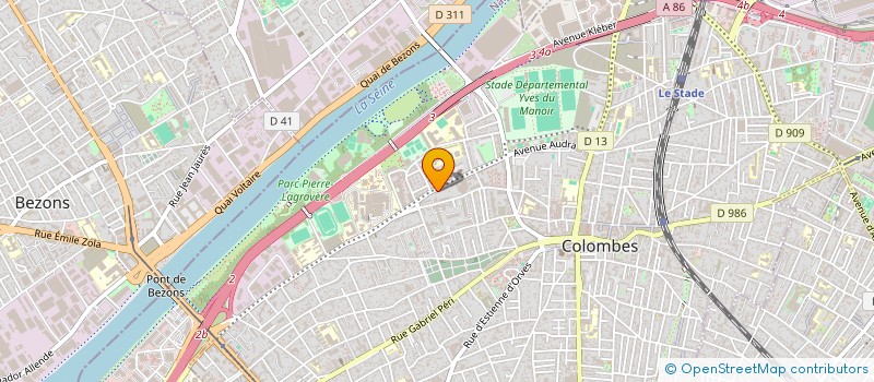 localisation de l'entreprise MONSIEUR VINCENT MONIER à COLOMBES
