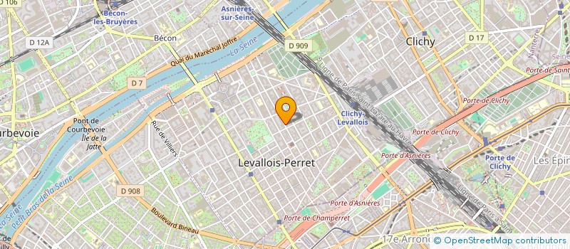 localisation de l'entreprise MONSIEUR VINCENT MONIN à LEVALLOIS-PERRET
