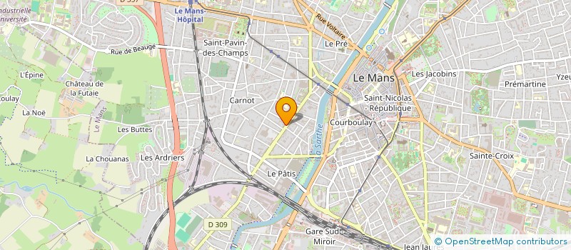 localisation de l'entreprise MONSIEUR VINCENT MONNERAUD  LE MANS