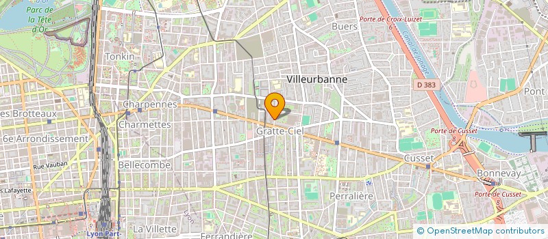 localisation de l'entreprise MONSIEUR VINCENT MONTAGNE  VILLEURBANNE