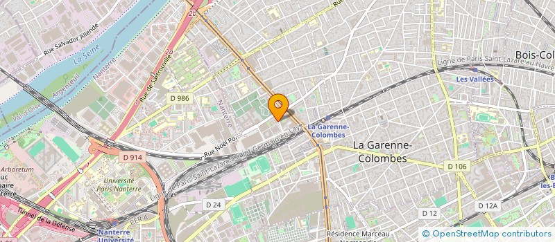 localisation de l'entreprise MONSIEUR VINCENT MONTAUBAN à COLOMBES