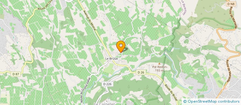 localisation de l'entreprise MONSIEUR VINCENT MONTEIRO à LE CASTELLET