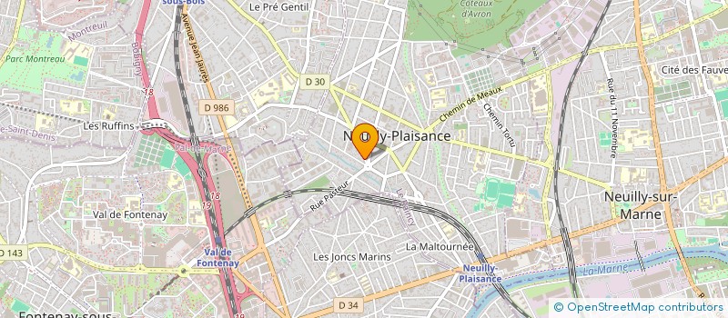 localisation de l'entreprise MONSIEUR VINCENT MONTI  NEUILLY-PLAISANCE