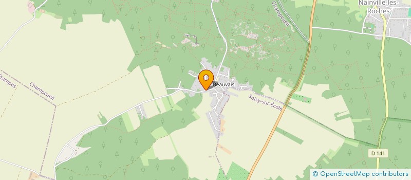 localisation de l'entreprise MONSIEUR VINCENT MONTI  CHAMPCUEIL