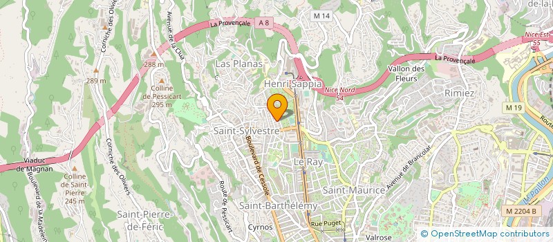 localisation de l'entreprise MONSIEUR VINCENT MONTINI  NICE