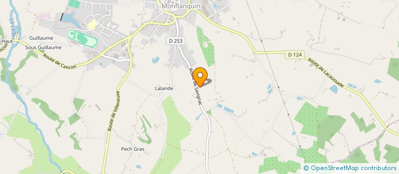 localisation de l'entreprise MONSIEUR VINCENT MONTURET  MONFLANQUIN