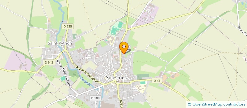 localisation de l'entreprise MONSIEUR VINCENT MONVOISIN  SOLESMES