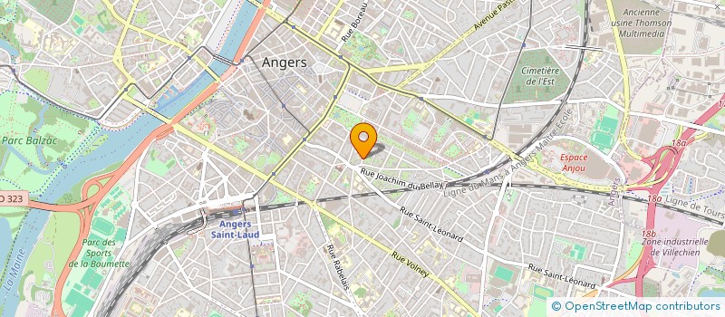 localisation de l'entreprise MONSIEUR VINCENT MOREAU à ANGERS