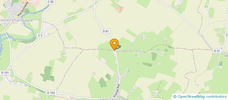 localisation de l'entreprise MONSIEUR VINCENT MOREAU  BERNAY-NEUVY-EN-CHAMPAGNE