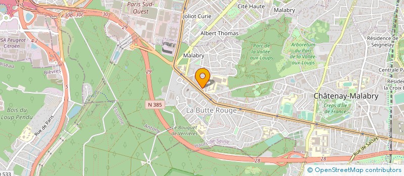 localisation de l'entreprise MONSIEUR VINCENT MOREAU  CHATENAY-MALABRY