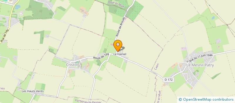 localisation de l'entreprise MONSIEUR VINCENT MOREAU  PONT-D'OUILLY