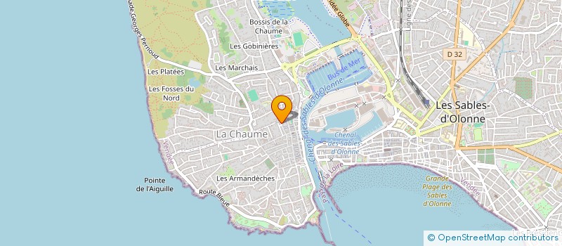 localisation de l'entreprise MONSIEUR VINCENT MOREL à LES SABLES D'OLONNE