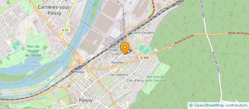 localisation de l'entreprise MONSIEUR VINCENT MORENO à POISSY