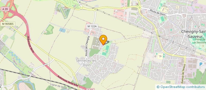 localisation de l'entreprise MONSIEUR VINCENT MORENO  SENNECEY-LES-DIJON