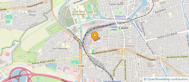 localisation de l'entreprise MONSIEUR VINCENT MORETTO  CALAIS