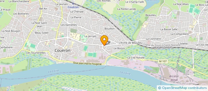 localisation de l'entreprise MONSIEUR VINCENT MORIN à COUERON