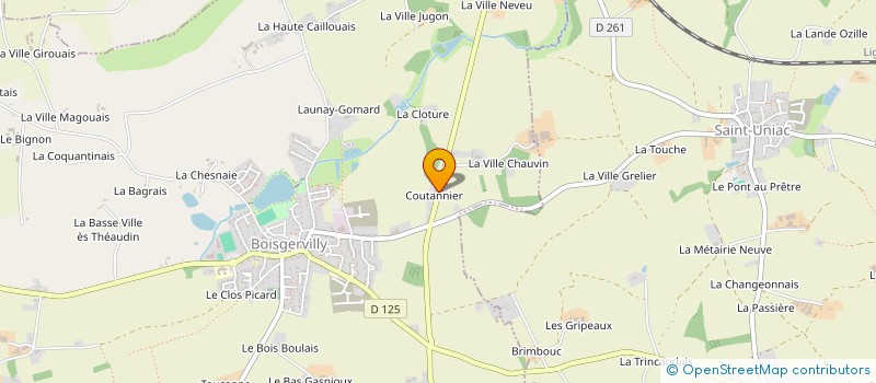 localisation de l'entreprise MONSIEUR VINCENT MORIN  BOISGERVILLY