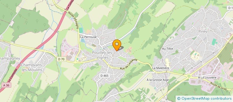 localisation de l'entreprise MONSIEUR VINCENT MORON à POUILLEY-LES-VIGNES