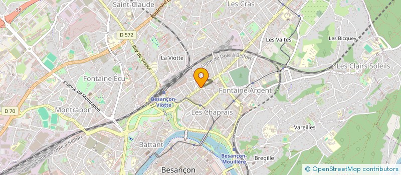 localisation de l'entreprise MONSIEUR VINCENT MORTON  BESANCON