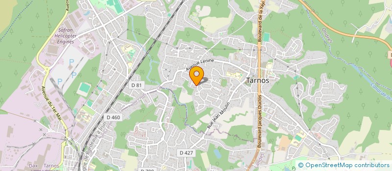 localisation de l'entreprise MONSIEUR VINCENT MOULARD  TARNOS