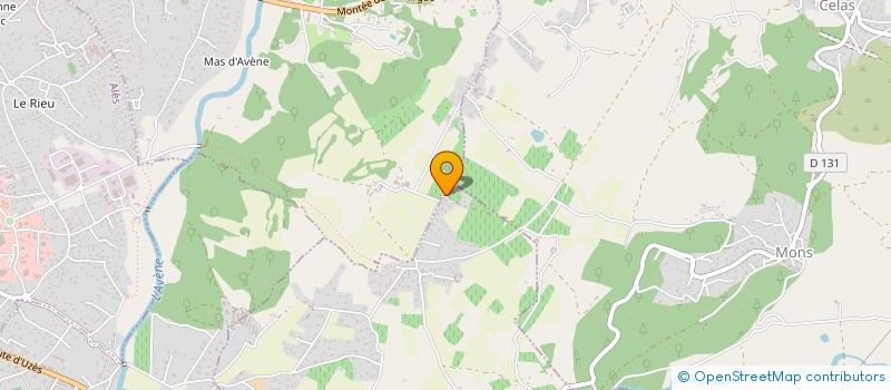 localisation de l'entreprise MONSIEUR VINCENT MOUNIER  MEJANNES-LES-ALES