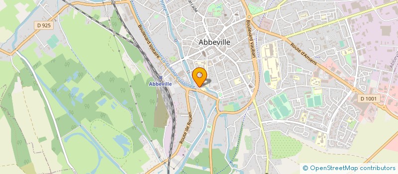 localisation de l'entreprise MONSIEUR VINCENT MOUQUET à ABBEVILLE