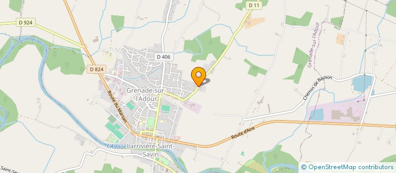 localisation de l'entreprise MONSIEUR VINCENT MOURTHE  GRENADE-SUR-L'ADOUR