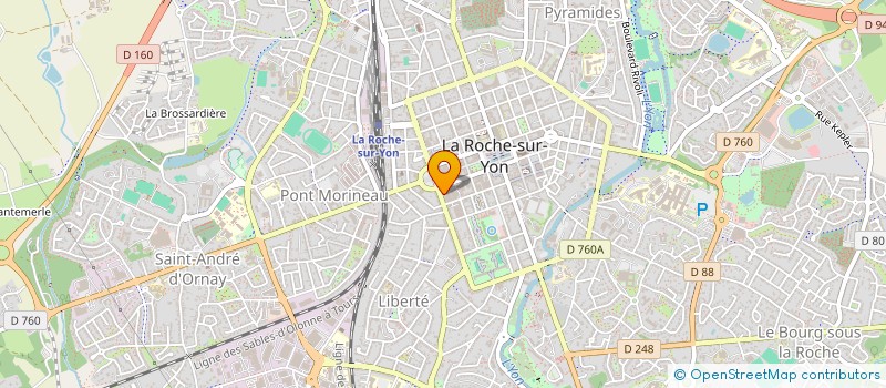 localisation de l'entreprise MONSIEUR VINCENT MOUSSION à LA ROCHE-SUR-YON