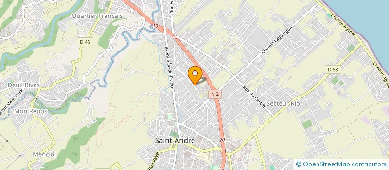 localisation de l'entreprise MONSIEUR VINCENT MOUTOUSSAMY à SAINT-ANDRE