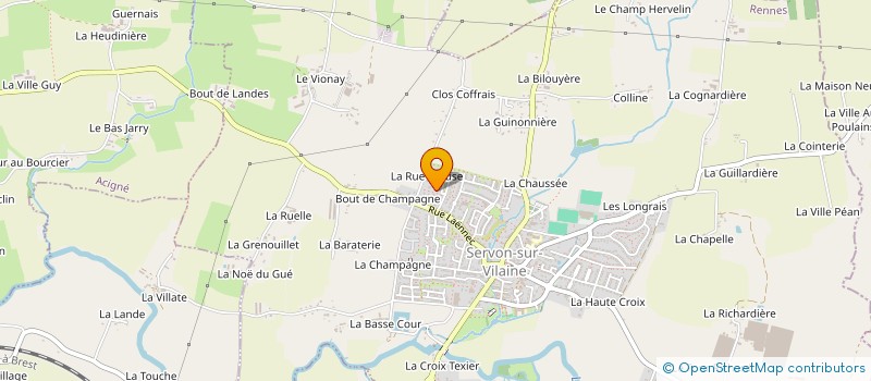 localisation de l'entreprise MONSIEUR VINCENT MULLER  SERVON-SUR-VILAINE