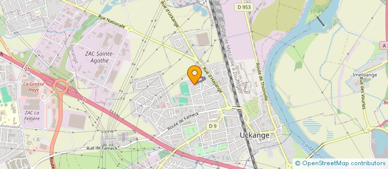 localisation de l'entreprise MONSIEUR VINCENT MULLER  UCKANGE