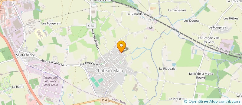 localisation de l'entreprise MONSIEUR VINCENT MULLER  SAINT-MALO