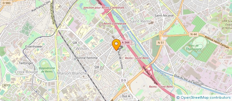 localisation de l'entreprise MONSIEUR VINCENT MULPAS  REIMS