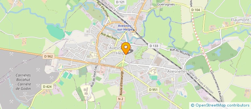 localisation de l'entreprise MONSIEUR VINCENT MUSSARD  AVESNES-SUR-HELPE