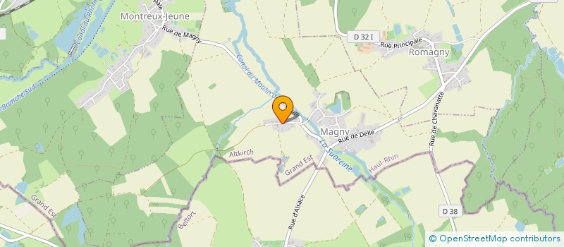 localisation de l'entreprise MONSIEUR VINCENT NAEGEL à MAGNY