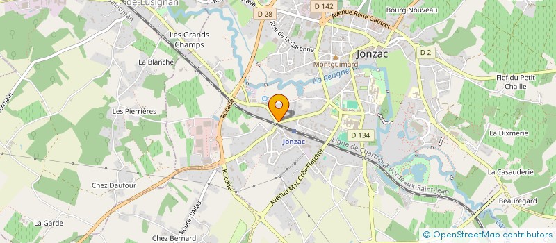 localisation de l'entreprise MONSIEUR VINCENT NAGELEISEN  JONZAC