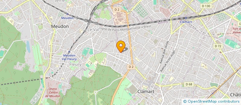 localisation de l'entreprise MONSIEUR VINCENT NAGEOTTE à CLAMART