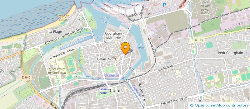 localisation de l'entreprise MONSIEUR VINCENT NAGOT  CALAIS