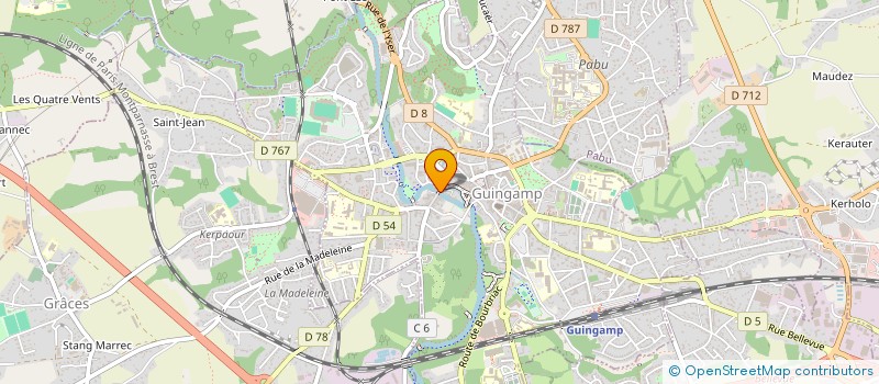 localisation de l'entreprise MONSIEUR VINCENT NAPIERALA à GUINGAMP