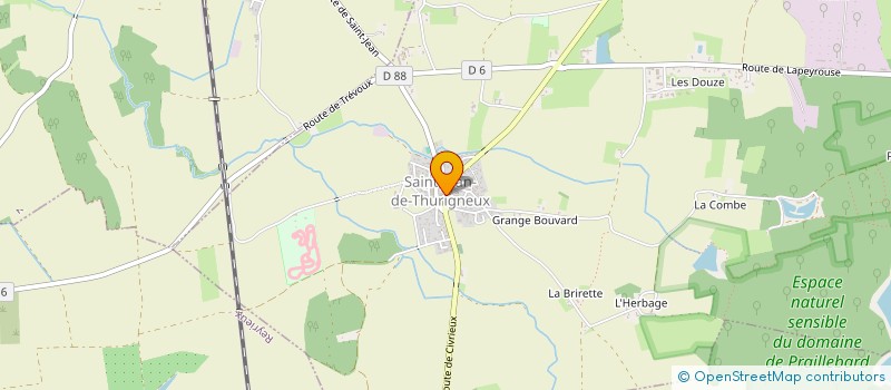 localisation de l'entreprise MONSIEUR VINCENT NAVEAU à SAINT-JEAN-DE-THURIGNEUX