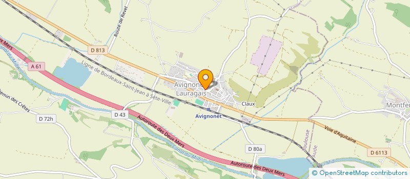 localisation de l'entreprise MONSIEUR VINCENT NEGRE  AVIGNONET-LAURAGAIS