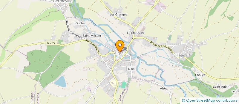 localisation de l'entreprise MONSIEUR VINCENT NEGRET  AIGRE