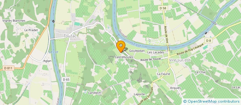 localisation de l'entreprise MONSIEUR VINCENT NEUVILLE  TOUZAC