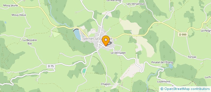 localisation de l'entreprise MONSIEUR VINCENT NEVEU  LE VERNET-CHAMEANE